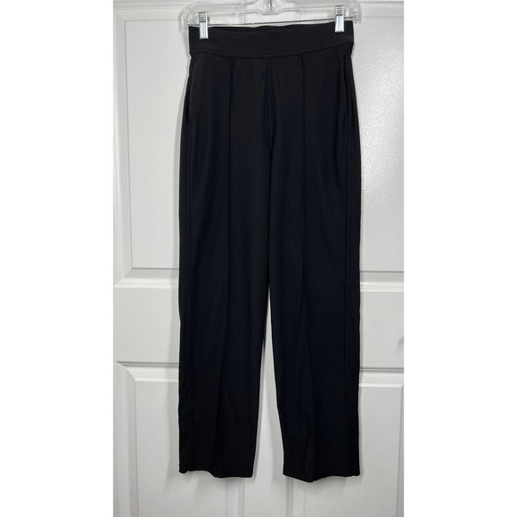 Lululemon Super High-Rise Soft Ribbed Casual Crop Pant Black 4 NWOT - Picture 7 of 12